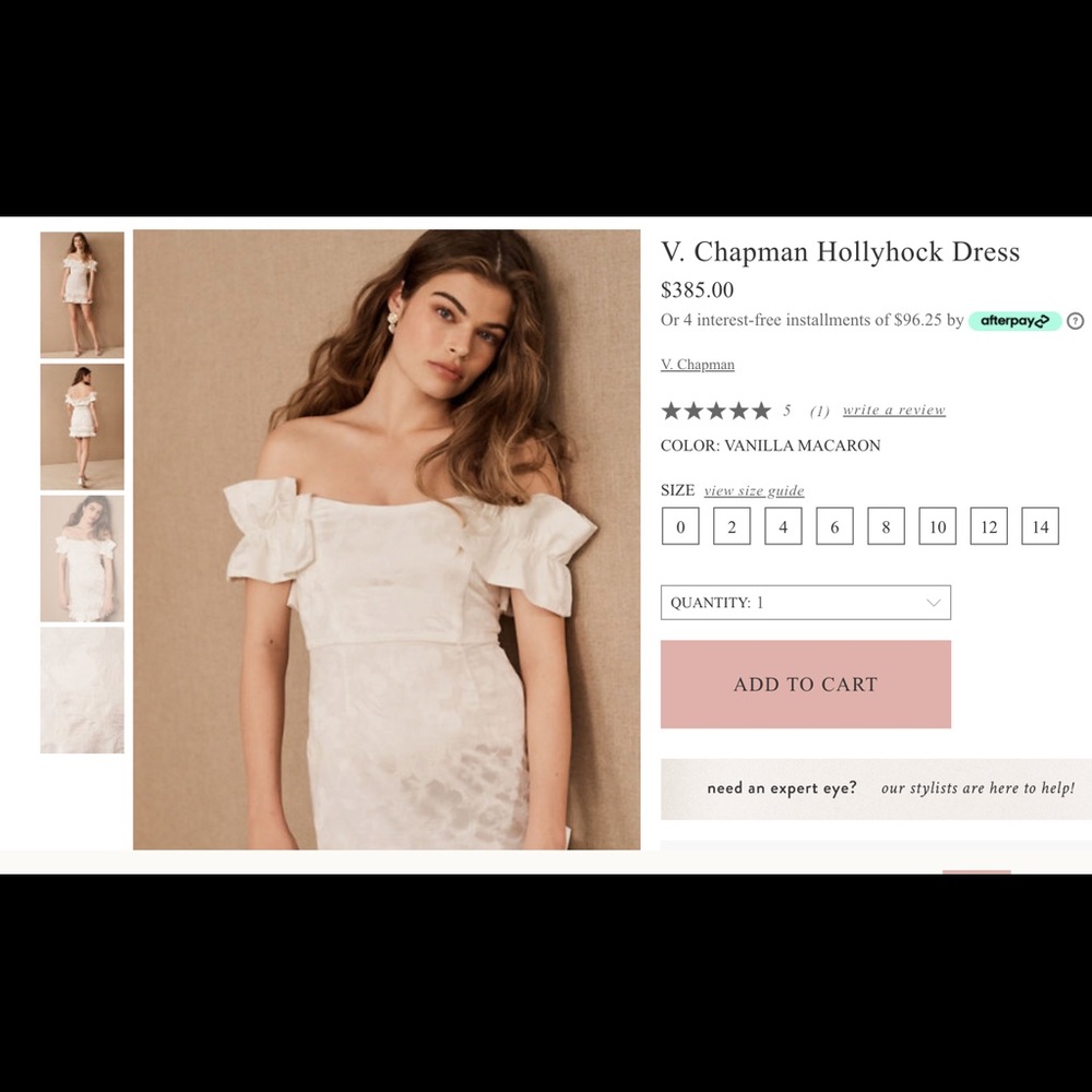 V Chapman Holly lock dress